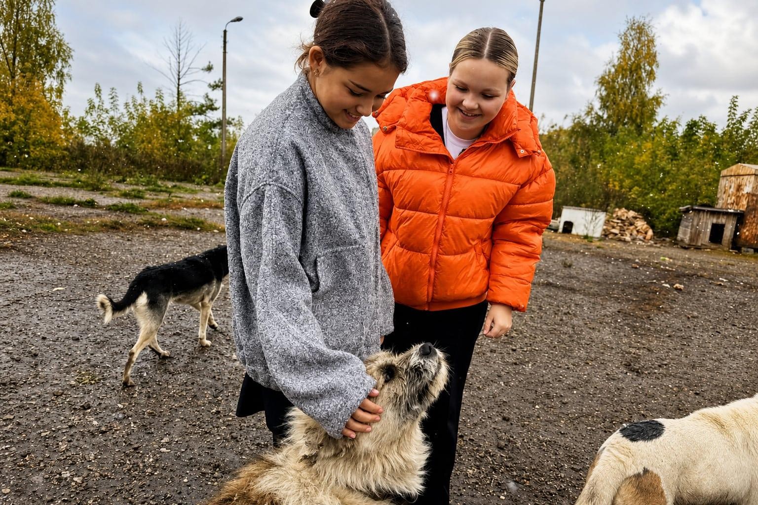 Акция «Лапа помощи» объединила школы и помогла 170 собакам в приюте